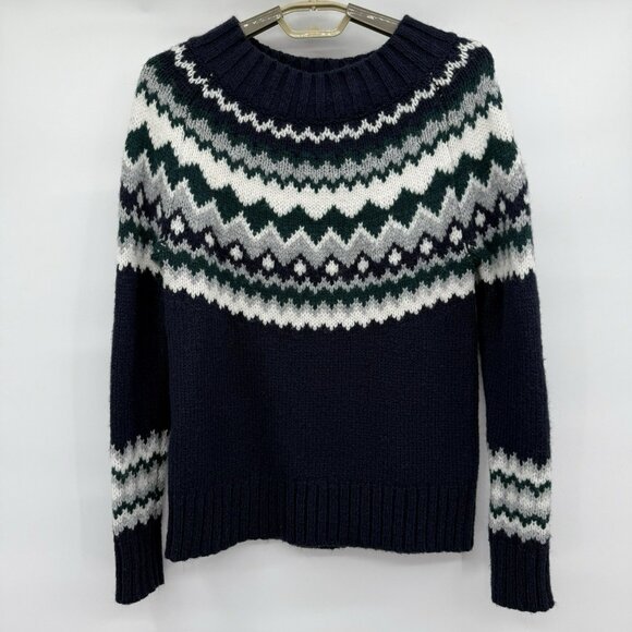 Banana Republic Sweaters - Banana Republic Fair Isle Sweater Acrylic Wool Blend Women’s XS